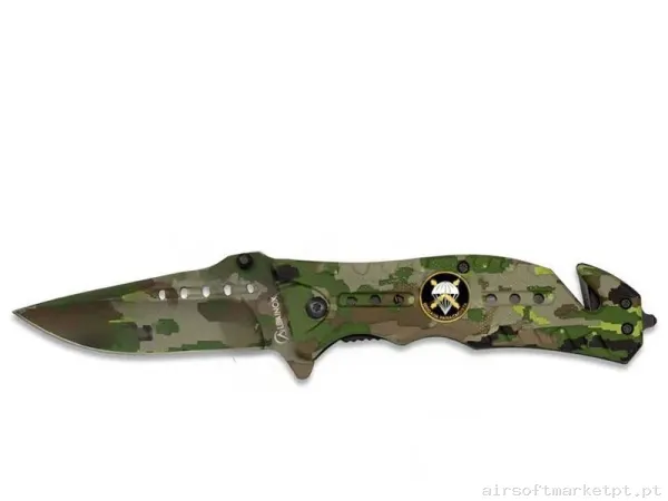NAVAJA BRIPAC ALBAINOX PIXELADO CAMO — Ferramentas — Airsoft Market PT