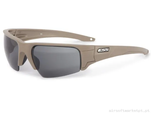 Óculos Ess Crowbar Tactical 2 Lentes (Fumê/Transparente) tan — Proteção Ocular & Facial — Airsoft Market PT