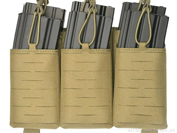 Pouch Magazine Pouch Sextuple M4/Ak Oem Láser Cut coyote — Coletes & Rigs — Airsoft Market PT