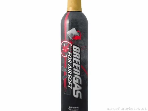 Green Gas Puff Dino 600 Ml 12kg Sin Silicona — Gás & CO2 — Airsoft Market PT