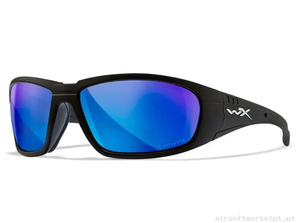 Óculos Wiley X Boss Captivate azul Polarizado Pretos — Proteção Ocular & Facial — Airsoft Market PT