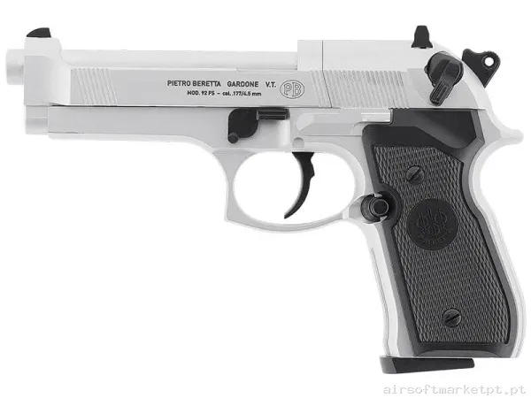 Airgun CO2 4.5mm Pistola Umarex Beretta M92 Fs cinza — Pistolas — Airsoft Market PT