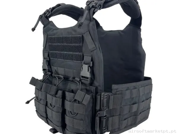 CHALECO FCS SIXMM NEGRO — Coletes & Rigs — Airsoft Market PT