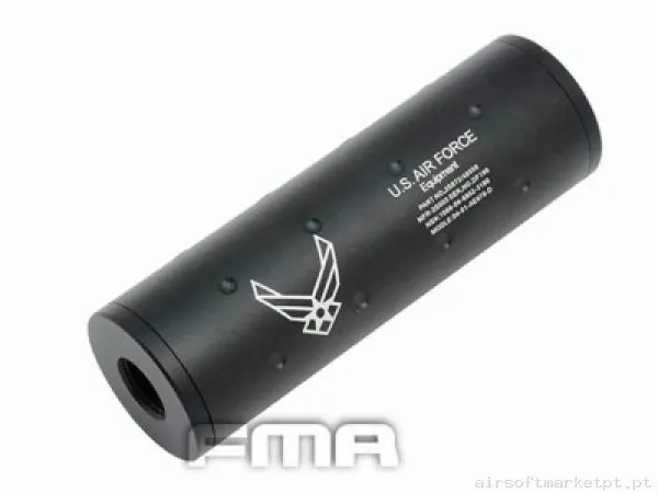 Silenciador curto Mirror Face — Supressores & Tracers — Airsoft Market PT