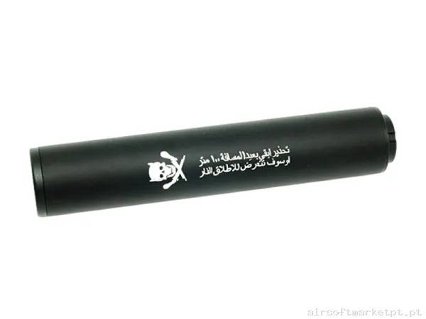 Externo Suppressor Trazador Fma Tb581 Pirates Largo negro — Acessórios & Componentes — Airsoft Market PT