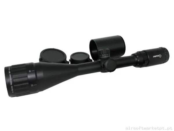 Mira telescópica 4-16X50AOL Sniper Precisión Optics negro — Miras & Ópticas — Airsoft Market PT