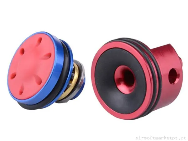 Interno Cabeça Pistão AEG Silenciada Shs + Cabeça Cilindro Ver.2 Silenciada Alumínio — Peças Internas (AEG) — Airsoft Market PT