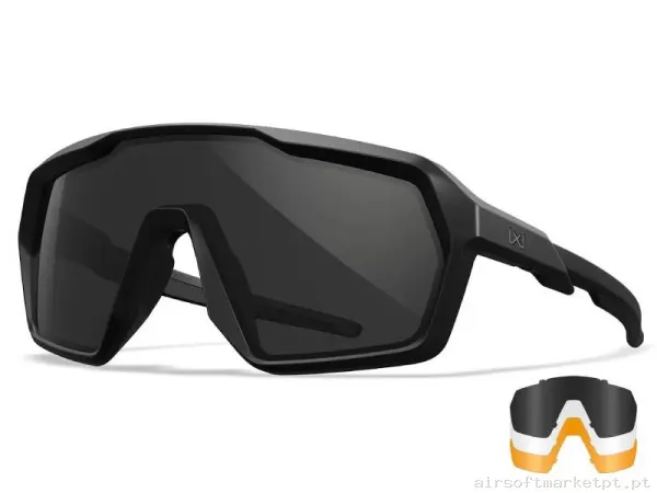Óculos Wiley X Citadel 3 Lentes Pretas — Proteção Ocular & Facial — Airsoft Market PT