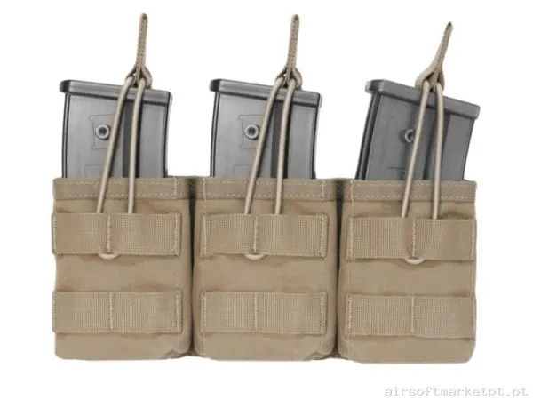 Pouch Magazine Pouch Triplo G36 Warrior Assault Open Top coyote tan — Coletes & Rigs — Airsoft Market PT
