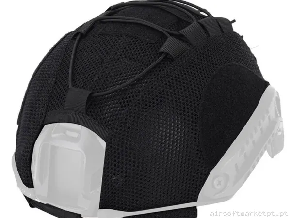 Cubrecasco fast velcro negro — Capacetes — Airsoft Market PT