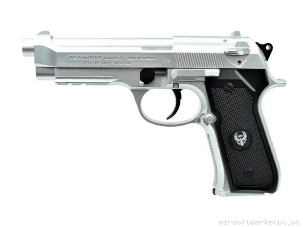 Réplica Gas Pistola M92 Hfc HA-126S Prata — Pistolas — Airsoft Market PT