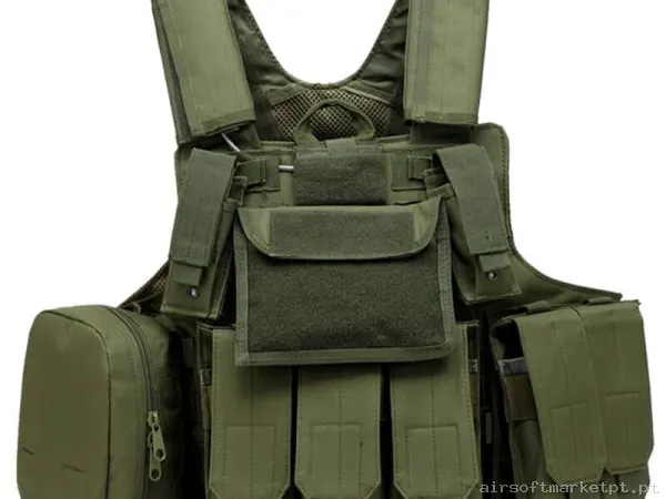 Colete Tático Ciras Oem verde od — Coletes & Rigs — Airsoft Market PT