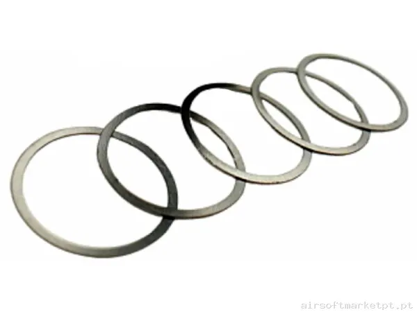 Interno Arandelas Hop up bucking Retroarms Inox Pad 5pcs — Peças Internas (AEG) — Airsoft Market PT