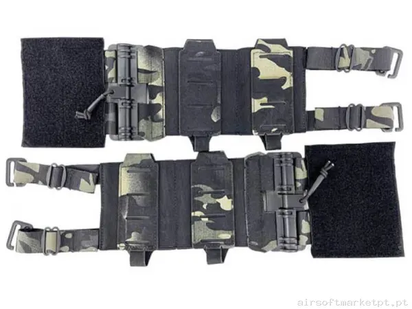 Cinturão tático Conquer Elastic Estilo multicam Black — Coletes & Rigs — Airsoft Market PT