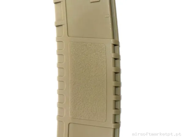 Magazine Réplica Midcap M4 Bo Manufacture Polimero 200 Bbs tan — Carregadores / Magazines — Airsoft Market PT