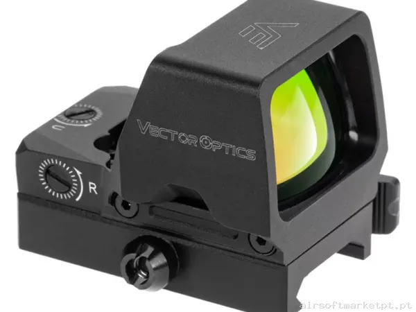 Mira Mini Ponto Vermelho Vector Optics Frenzy Plus Red Dot QD 1x22x32 negra — Miras & Ópticas — Airsoft Market PT