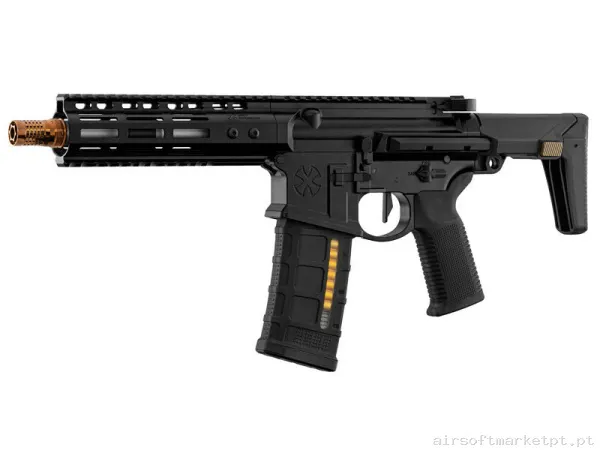 Réplica GBB Double Eagle MWS Ghetto Blaster 7″ Noveske Negro — Armas (Réplicas) — Airsoft Market PT