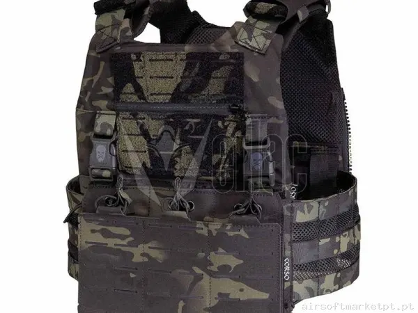 Chaleco Corso Drake MK2 Multicam Black — Coletes & Rigs — Airsoft Market PT