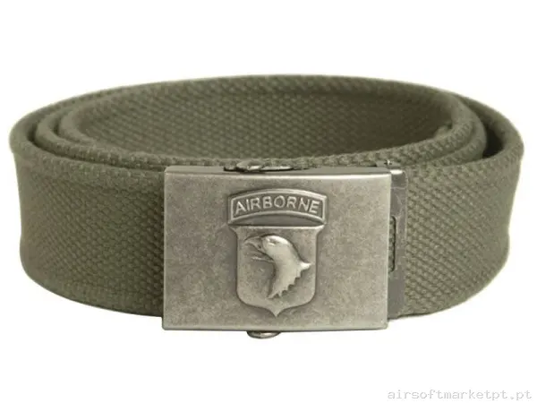 Cinturão tático Mil-Tec Airborne 40mm verde od — Gear Táctico — Airsoft Market PT