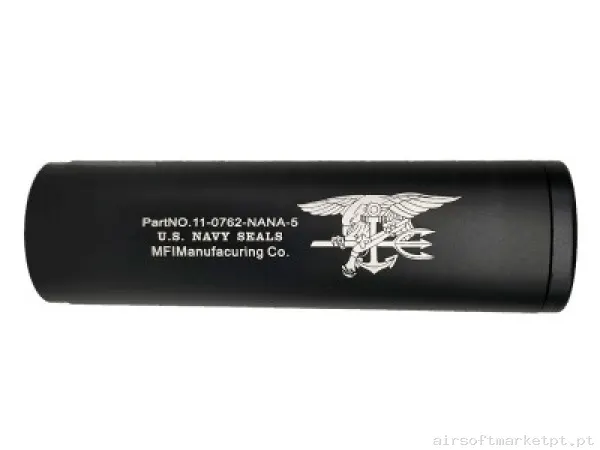 Silenciador curto Navy Seals — Supressores & Tracers — Airsoft Market PT