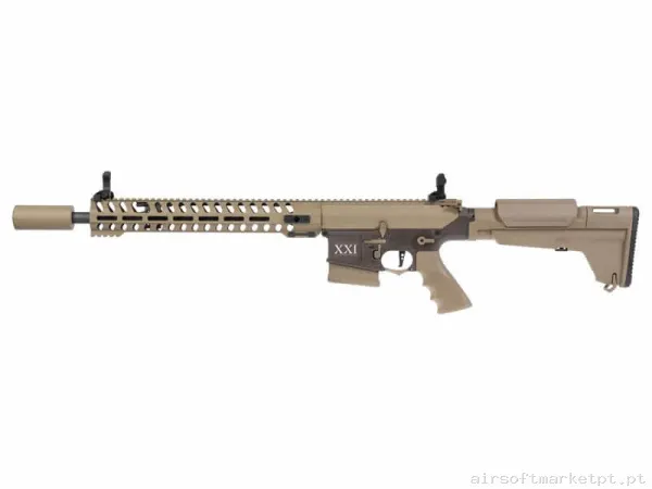 Réplica airsoft AEG DMR Secutor Rapax Xxi M.8 tan — Rifles de Assalto (AR/M4/AK) — Airsoft Market PT
