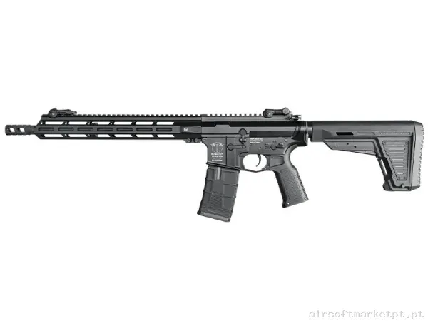Réplica airsoft AEG M4 ICS EBB Cxp-Mmr Carbine Coronha negra — Rifles de Assalto (AR/M4/AK) — Airsoft Market PT