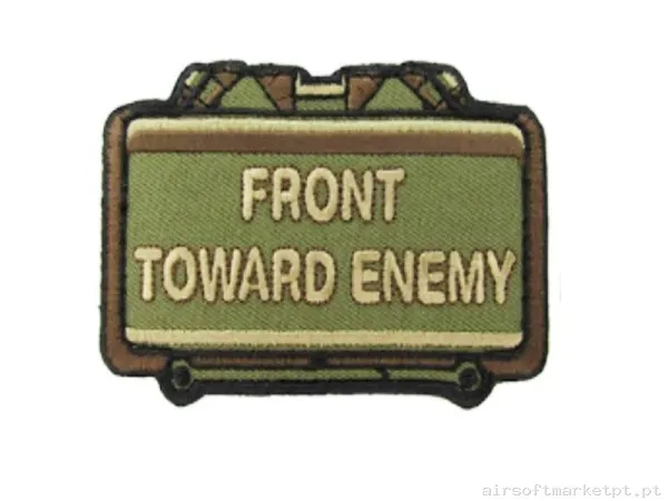 PARCHE DE TELA MINA CLAYMORE VERDE — Patches & Decoração — Airsoft Market PT