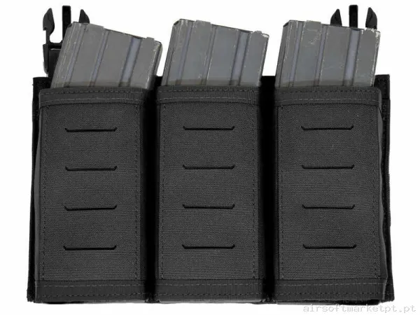 Pouch Magazine Pouch Triple M4 Warrior Assault Laser Cut Detachable for Rpc negro — Coletes & Rigs — Airsoft Market PT