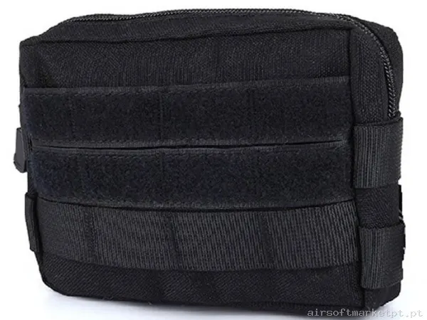 Pouch Multiusos Oem Pequeno C/MOLLE Frontal preto — Coletes & Rigs — Airsoft Market PT