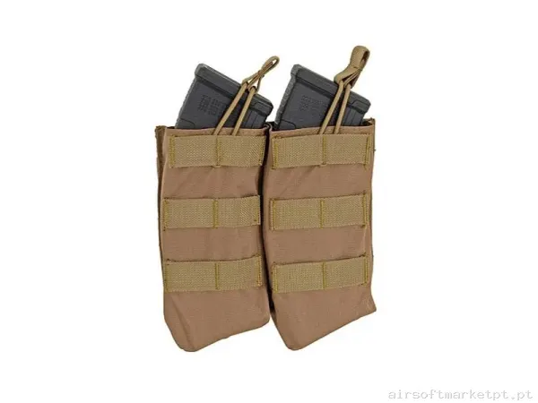 Pouch AK47 Molle Modular Doble - Tan — Coletes & Rigs — Airsoft Market PT