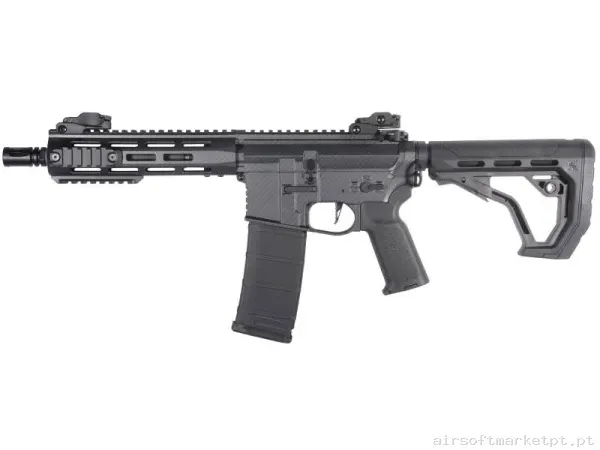 Réplica airsoft AEG M4 Delta Armory Charlie DA-C08-CRB-EGL M-Lok 8" águia negra — Rifles de Assalto (AR/M4/AK) — Airsoft Market PT