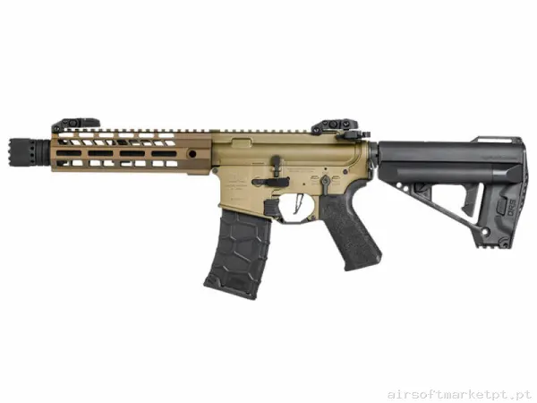 Réplica airsoft AEG M4 VFC Avalon Saber CQB tan/Negra (Gate Aster) — Rifles de Assalto (AR/M4/AK) — Airsoft Market PT