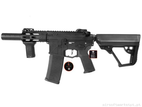 Réplica AEG M4 Evolution Ghost 3.0 Viper Silent Ops Xs preta — Rifles de Assalto (AR/M4/AK) — Airsoft Market PT