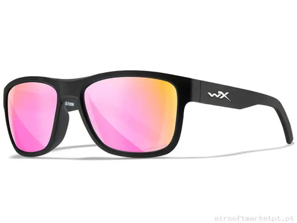 Óculos Wiley X Ovation Captivate Rosa/Dourado Polarizado Pretos — Proteção Ocular & Facial — Airsoft Market PT