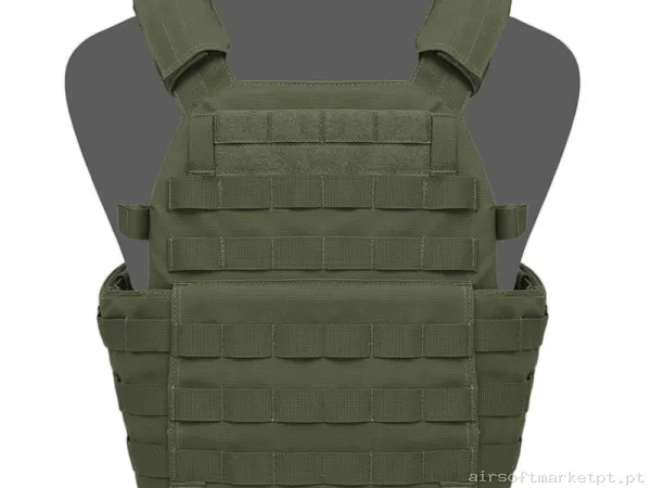 CHALECO DCS PORTA PLACAS WARRIOR ASSAULT VERDE OD — Coletes & Rigs — Airsoft Market PT