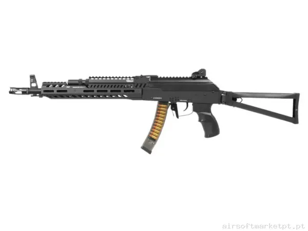 Réplica airsoft AEG Prk9l G&G ETU negra — Rifles de Assalto (AR/M4/AK) — Airsoft Market PT