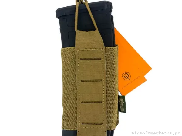 Pouch Magazine Pouch M4 Conquer Tegris marrom coyote — Coletes & Rigs — Airsoft Market PT