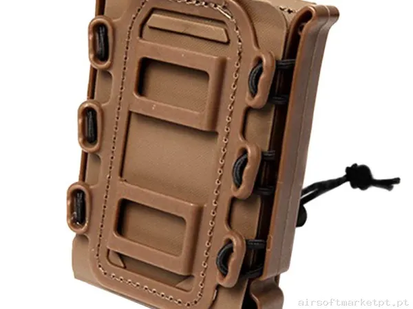Bolsa Magazine Pouch Universal Fma Soft Shell Scorpion Mag Carrier Terra Escura — Coletes & Rigs — Airsoft Market PT