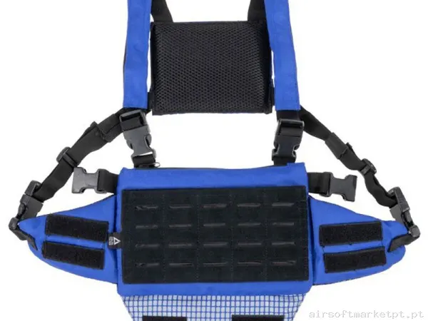Chaleco Chest Rig Delta Tactics Speedsoft V1 Azul — Coletes & Rigs — Airsoft Market PT