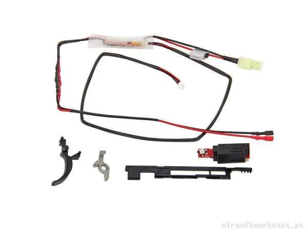 Interno Gatilho Electrônico G&G ETU + MOSFET Ver.3 Cableado Traseiro — Peças Internas (AEG) — Airsoft Market PT