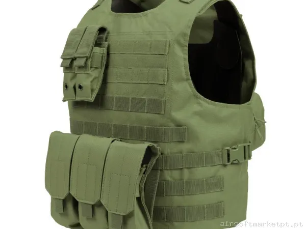 CHALECO SIXMM FSBE VERDE OD — Coletes & Rigs — Airsoft Market PT