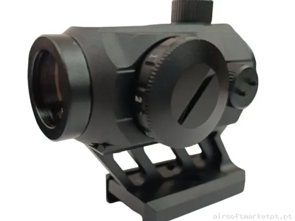Red Dot Estilo T1 Rojo/con Montura 45 — Miras & Ópticas — Airsoft Market PT