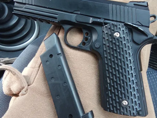 Pistola Airsoft 1911 Full Metal Spring (Mola)
