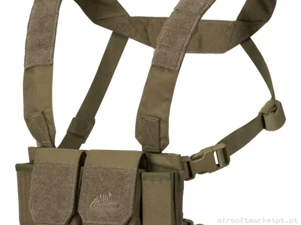 Chaleco Chest Rig Helikon-Tex Competition Multigun Rig Adaptive Green — Coletes & Rigs — Airsoft Market PT