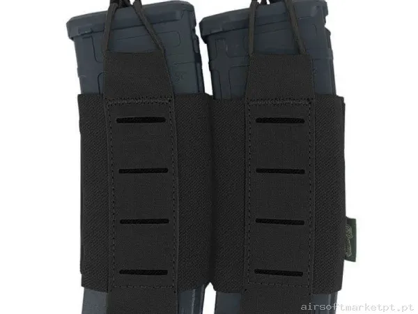 Pouch Portacargador Tegris Doble M4 Conquer Negro — Coletes & Rigs — Airsoft Market PT