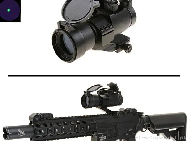 Red Dot estilo M2 - Negro — Miras & Ópticas — Airsoft Market PT