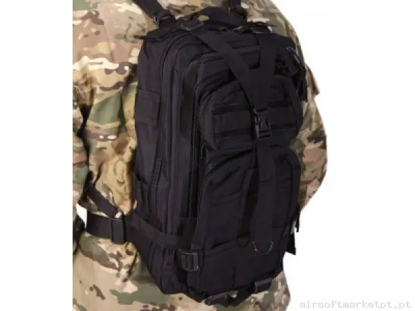 Mochila Combate Compact Delta Tactics Preto — Sacos & Mochilas — Airsoft Market PT