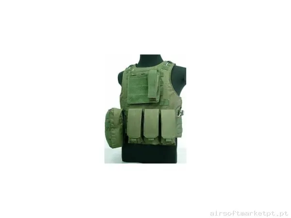 Chaleco Airsoft FSBE - OD Verde — Coletes & Rigs — Airsoft Market PT
