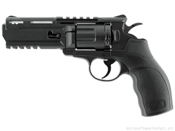 Airgun CO2 4.5mm Revólver Umarex Tornado negra — Pistolas — Airsoft Market PT