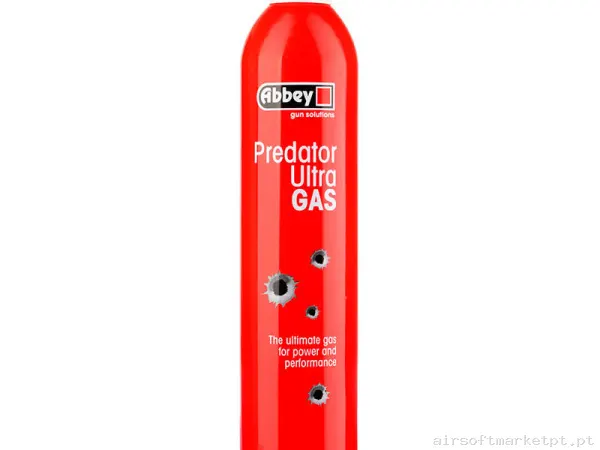 Gas Abbey Predator Ultra vermelho 700ml — Gás & CO2 — Airsoft Market PT